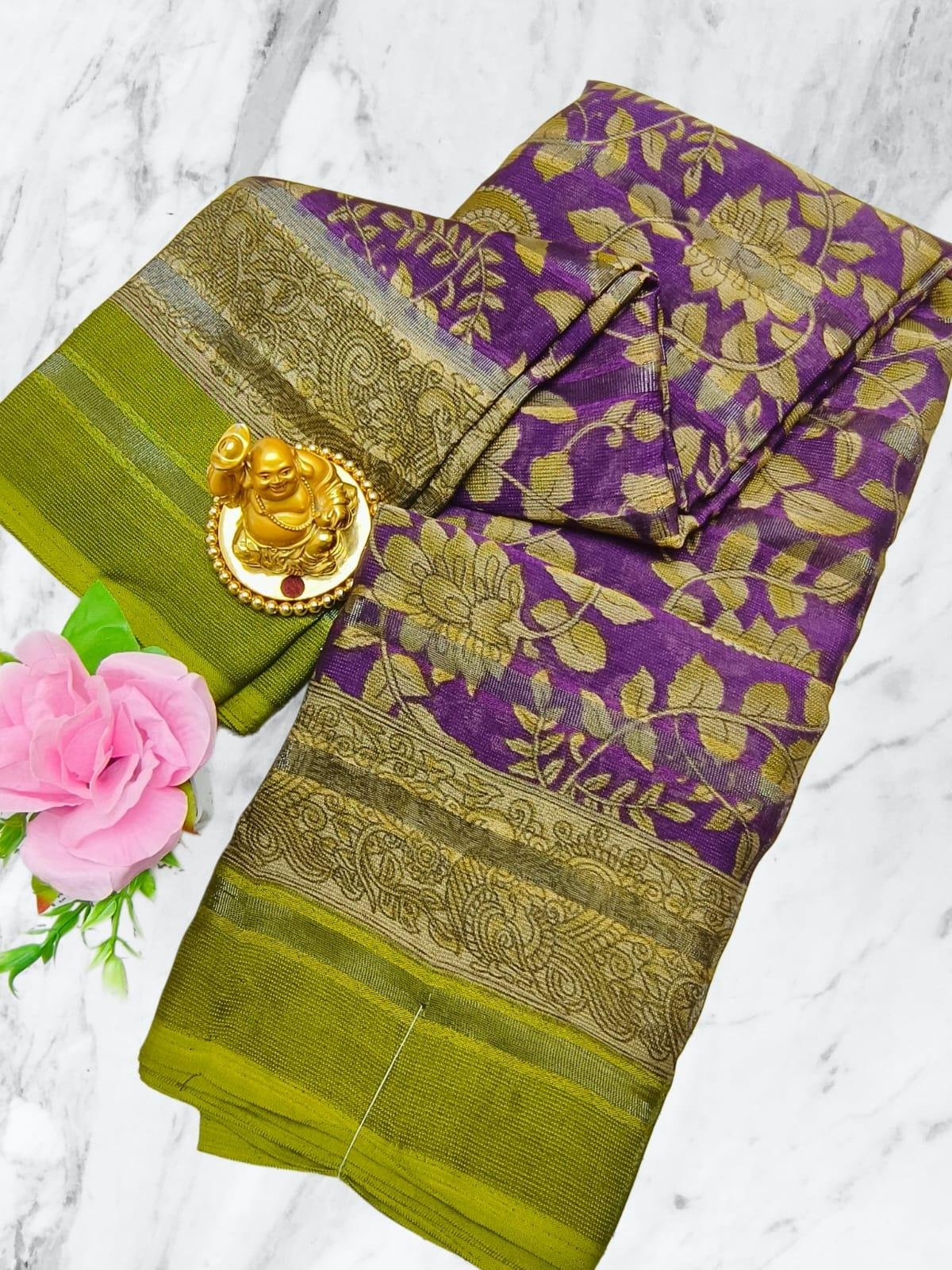 Crystal Silk Saree Design 2