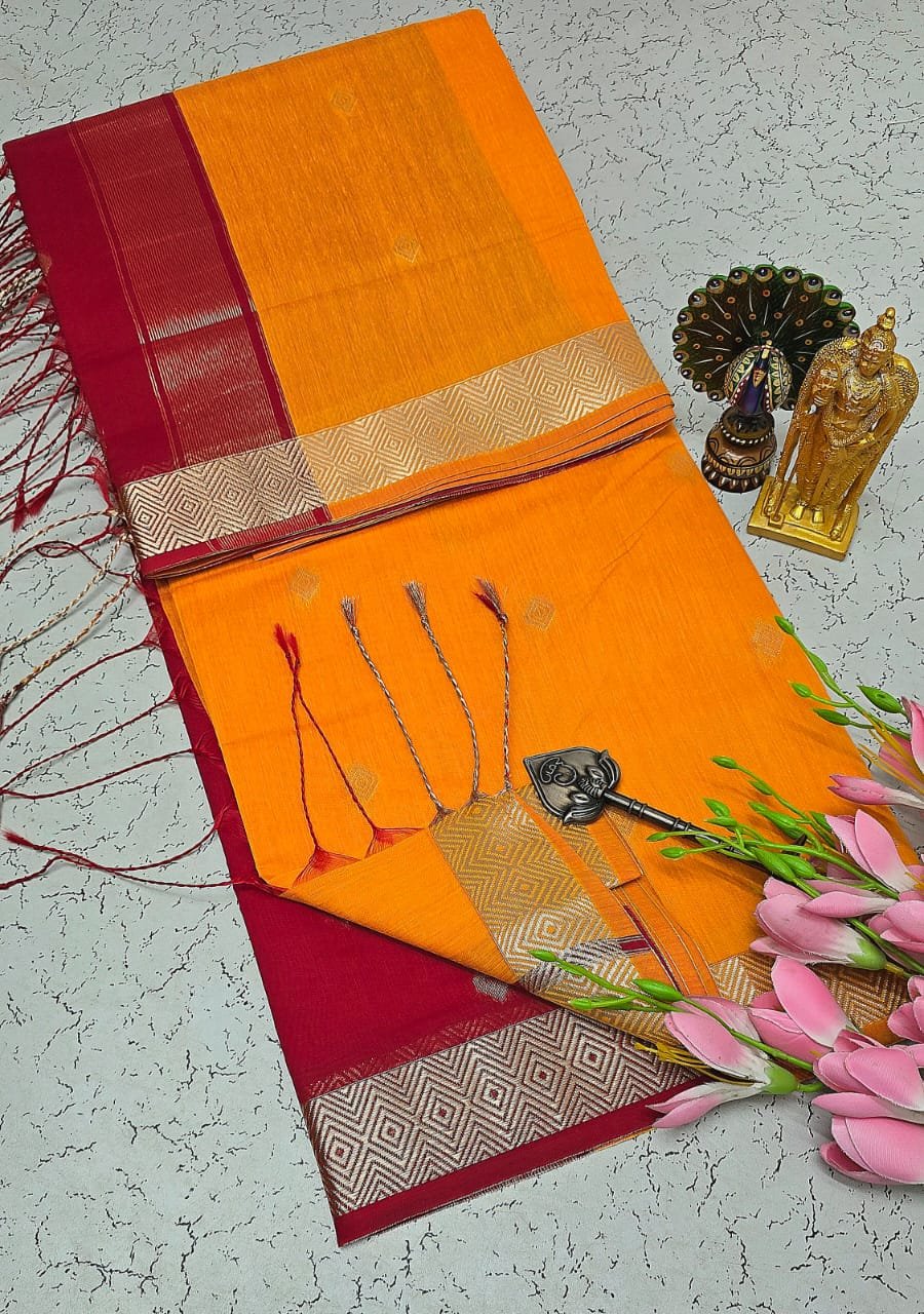 Maheswari Silk Cotton Saree Design 11