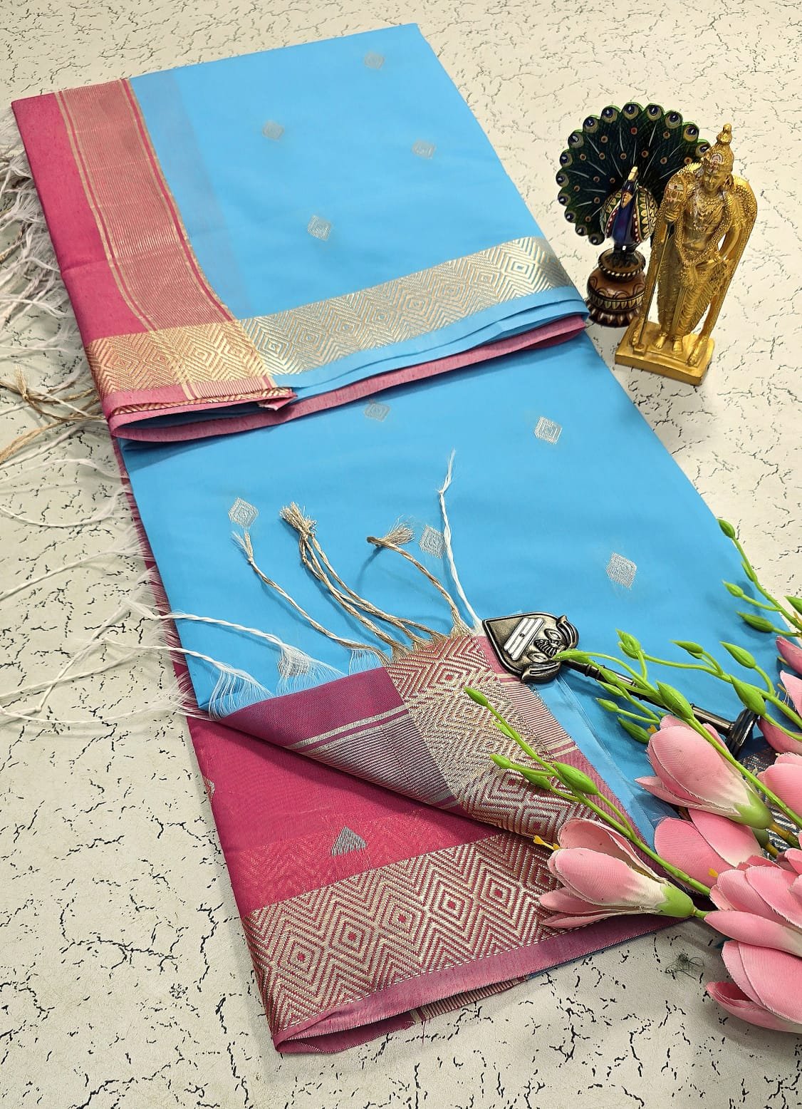 Maheswari Silk Cotton Saree Design 12