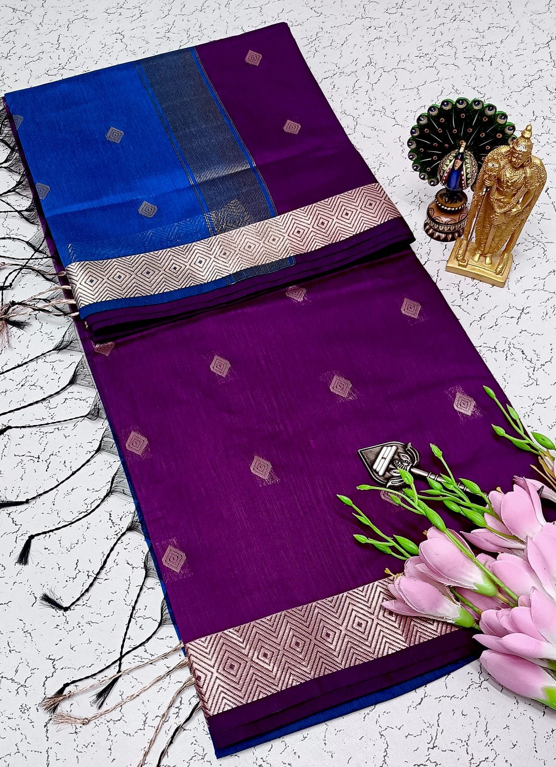 Maheswari Silk Cotton Saree Design 2