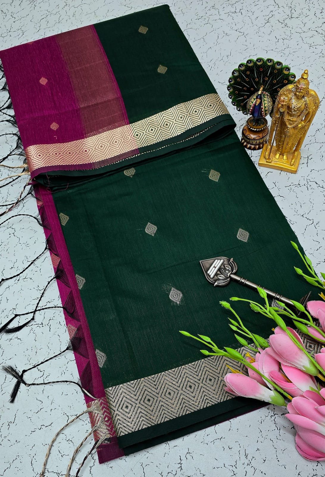 Maheswari Silk Cotton Saree Design 7