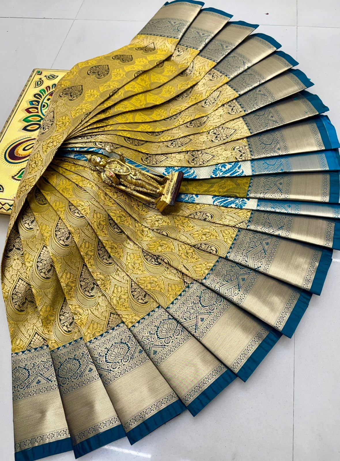 Glitter Semi Silk Saree Design 17