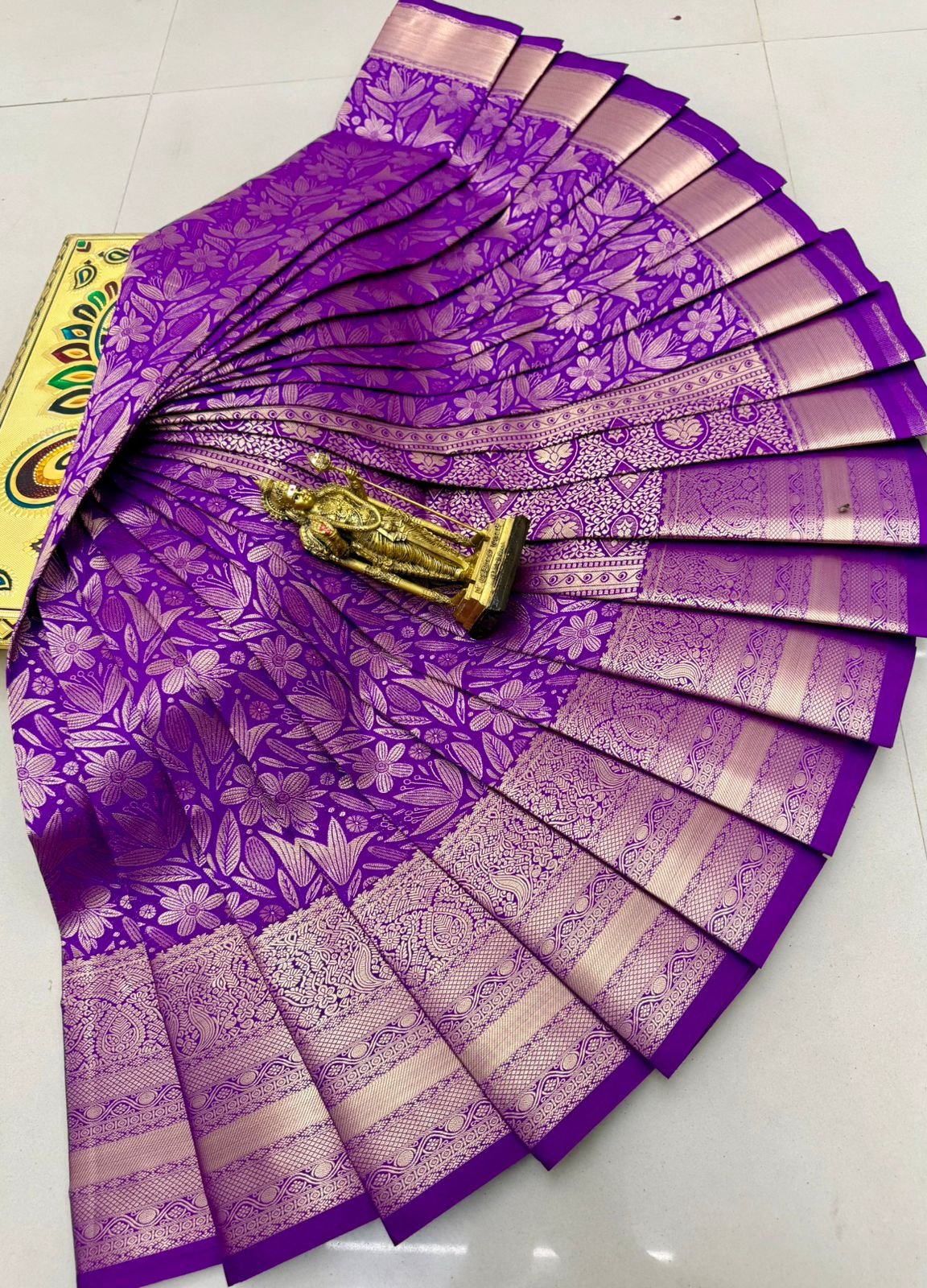 Glitter Semi Silk Saree Design 20