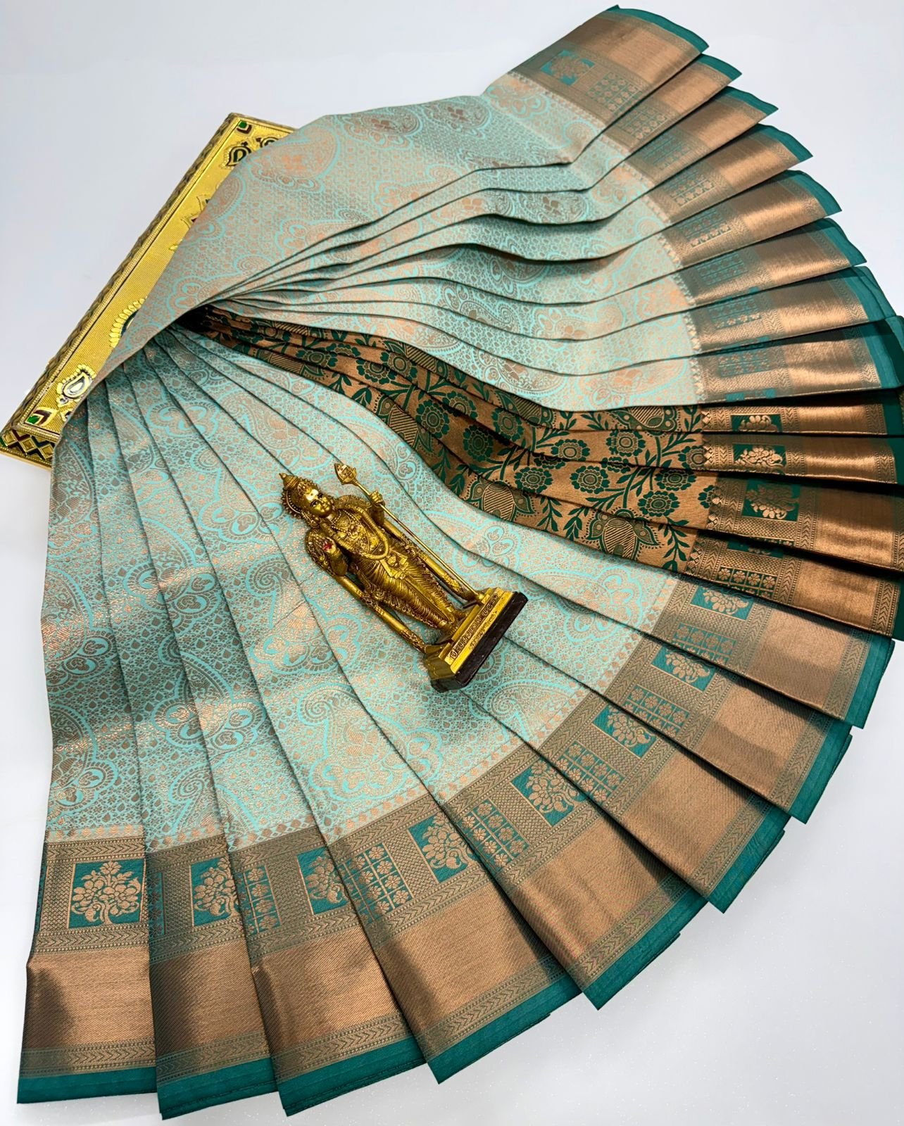 Glitter Semi Silk Saree Design 24