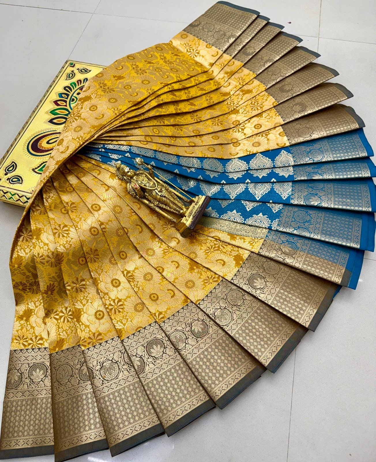 Glitter Semi Silk Saree Design 25