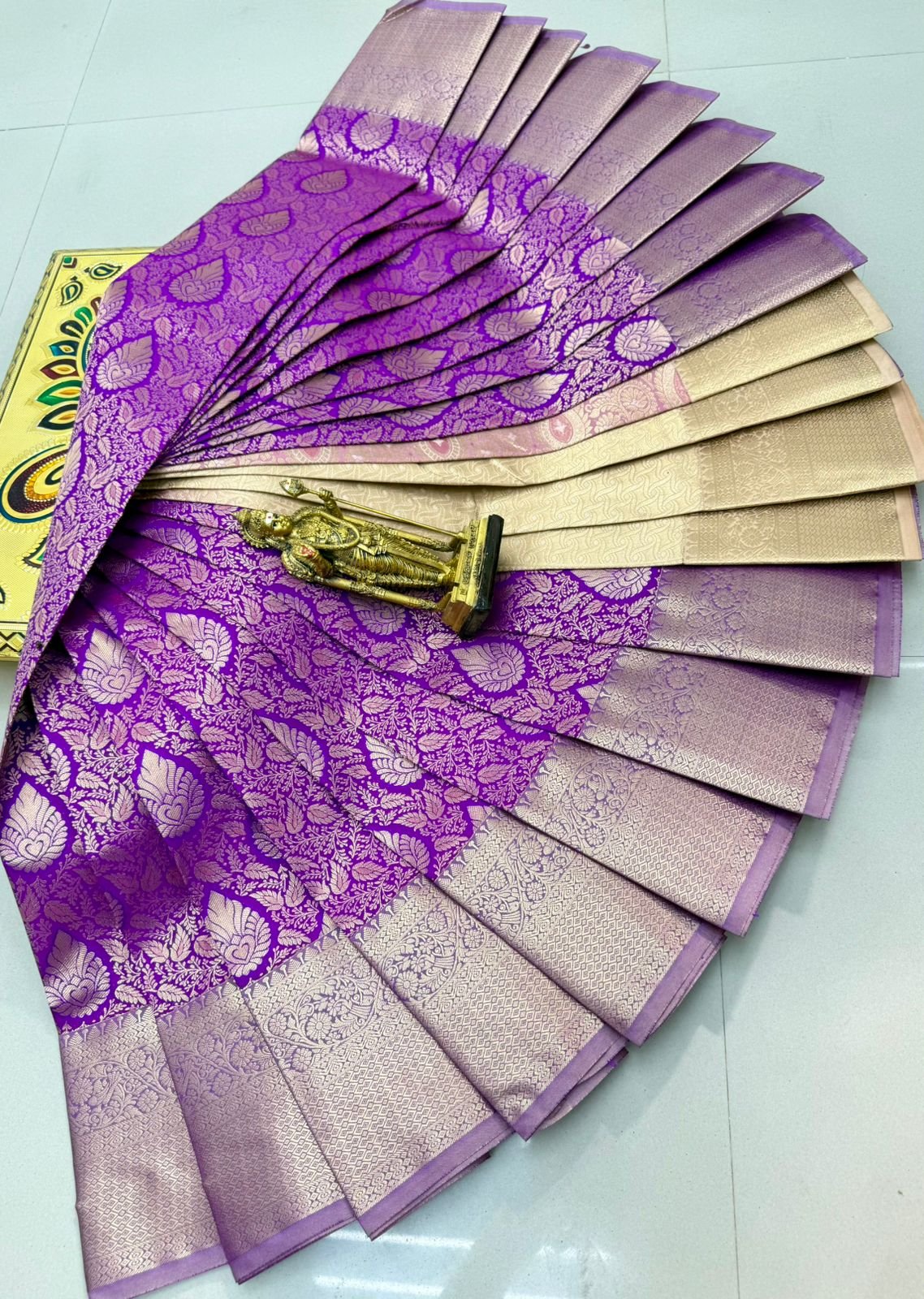 Glitter Semi Silk Saree Design 26