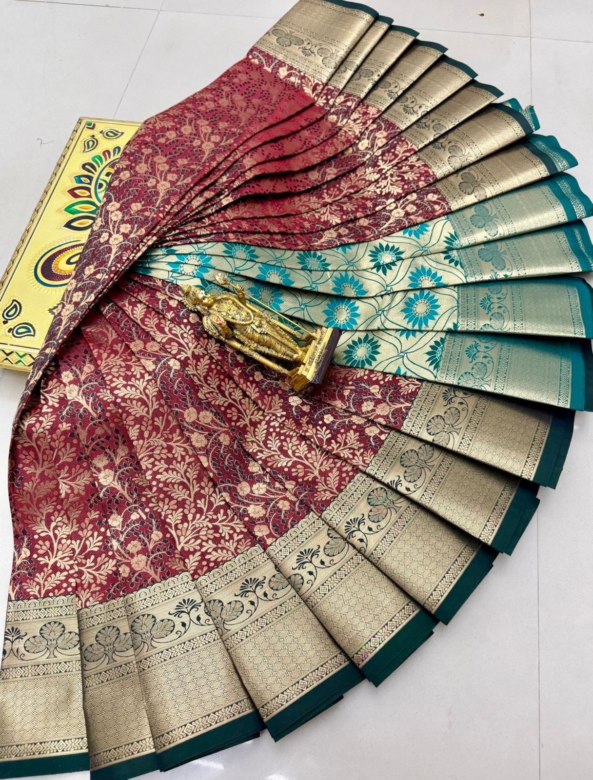 Glitter Semi Silk Saree Design 31