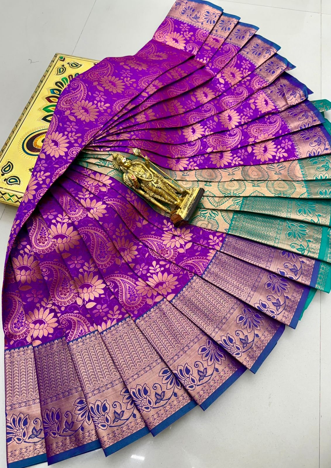 Glitter Semi Silk Saree Design 32