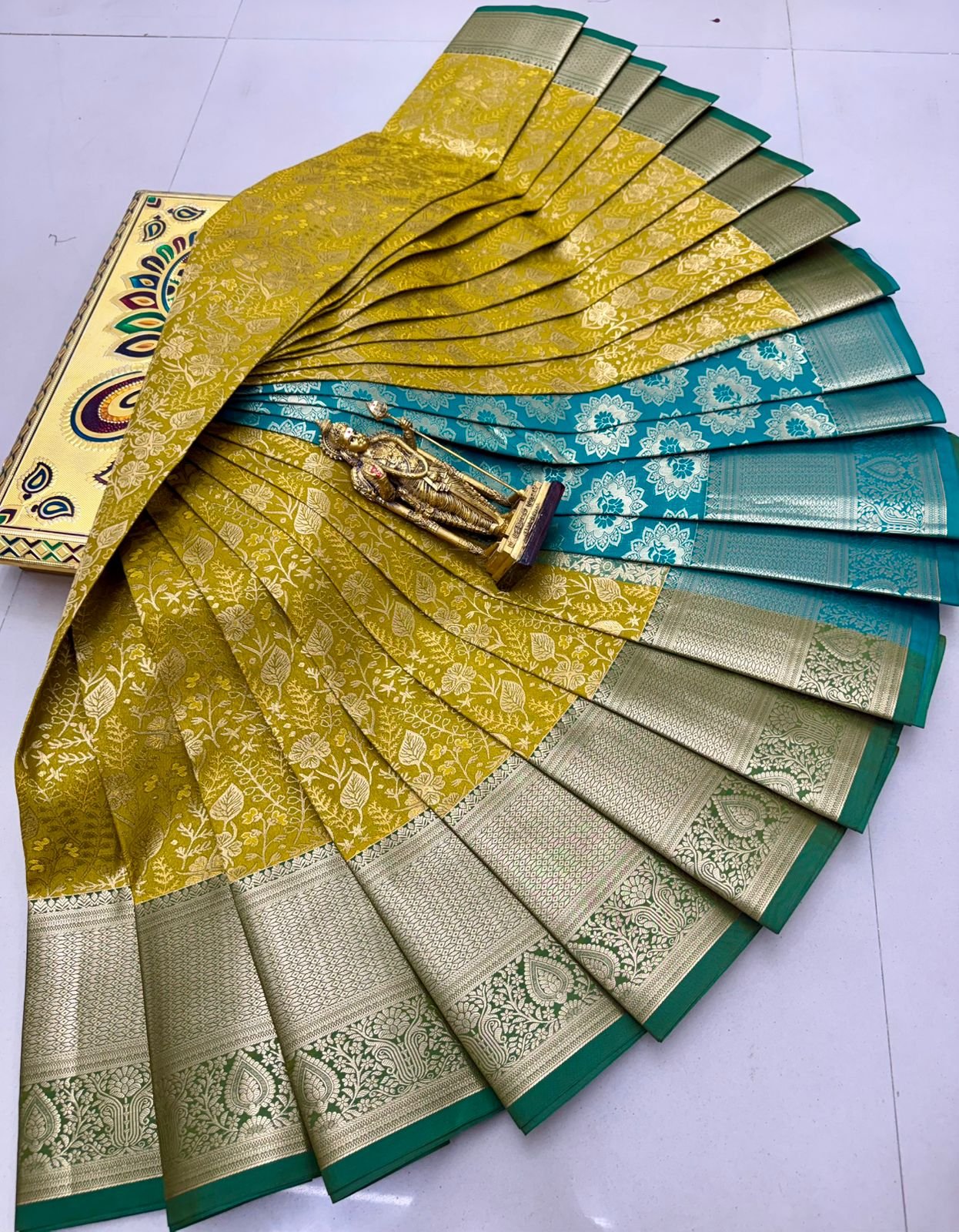 Glitter Semi Silk Saree Design 5