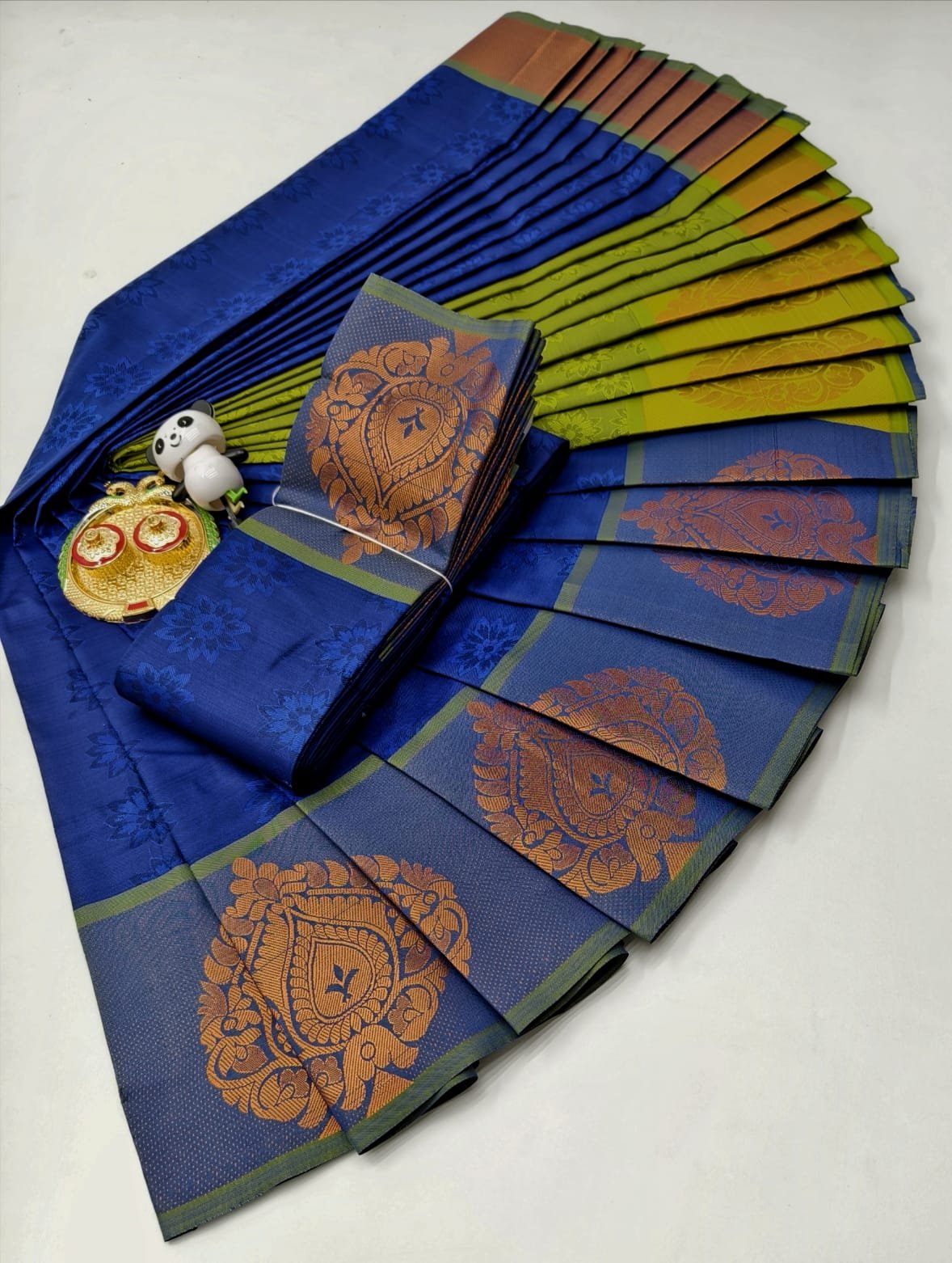 3D Embossed Art Silk Saree Design 54