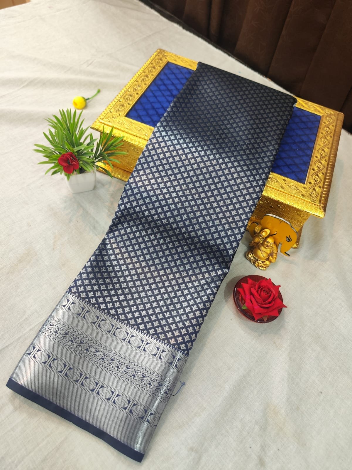 Bridal Brocade Silk Saree Design 40