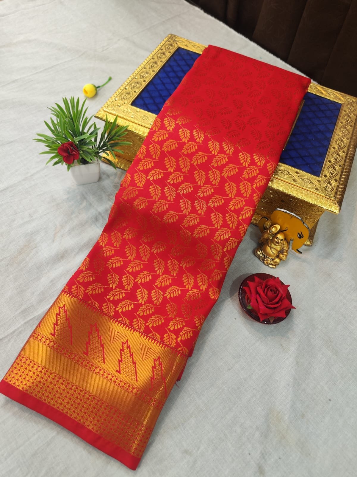 Bridal Brocade Silk Saree Design 41