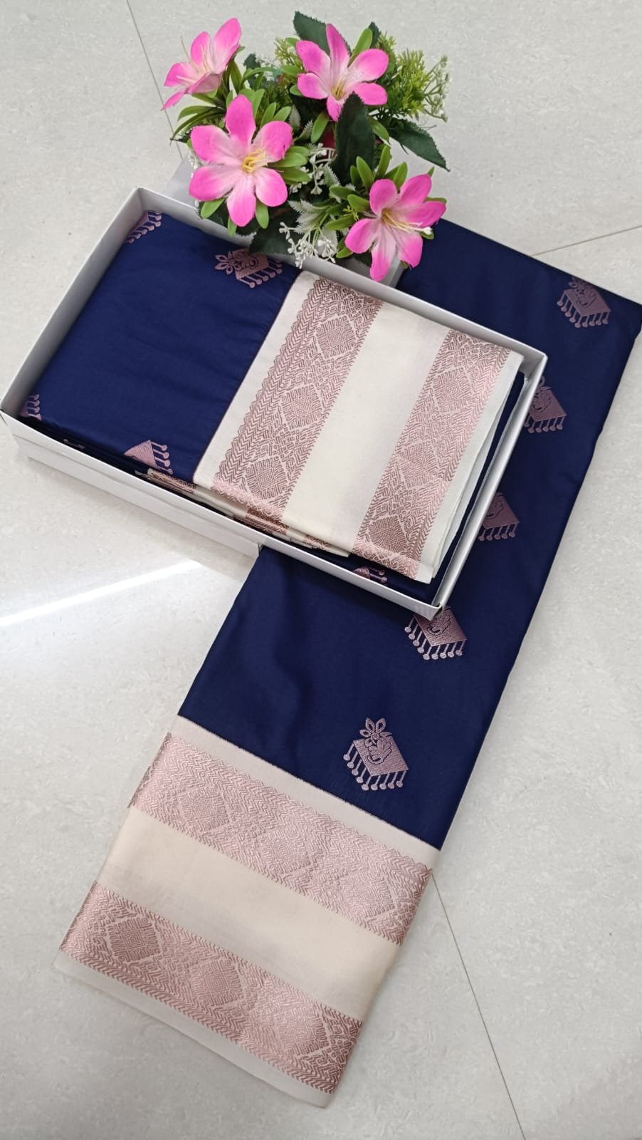 Korvai Semi Soft Silk Saree Design 19