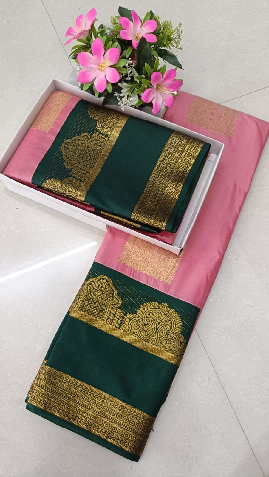 Korvai Semi Soft Silk Saree Design 20