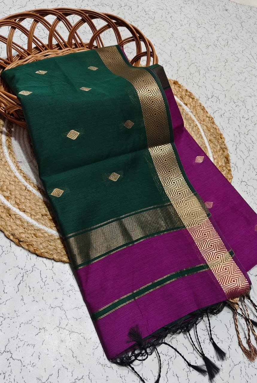 Maheswari Cotton Saree Design 15