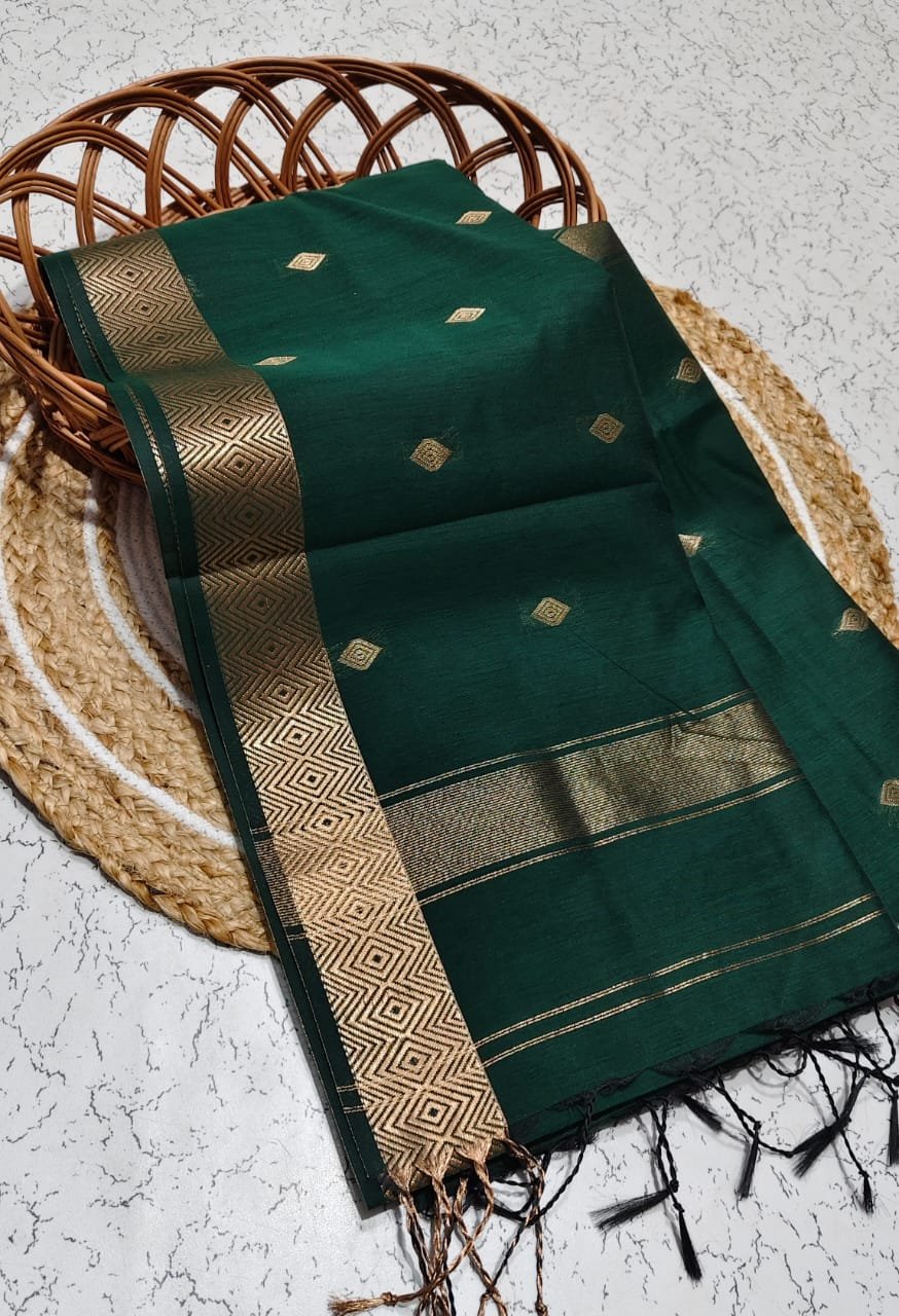 Maheswari Cotton Saree Design 4