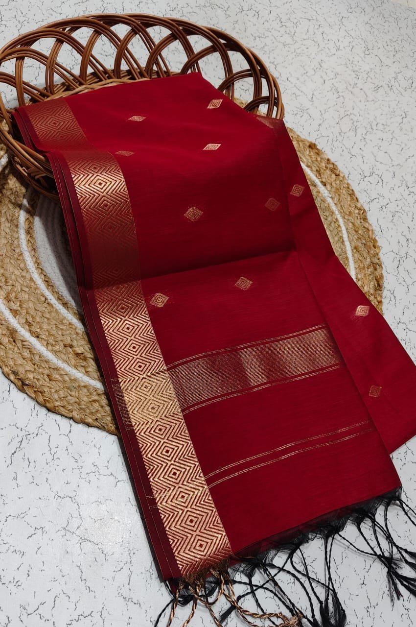 Maheswari Cotton Saree Design 5