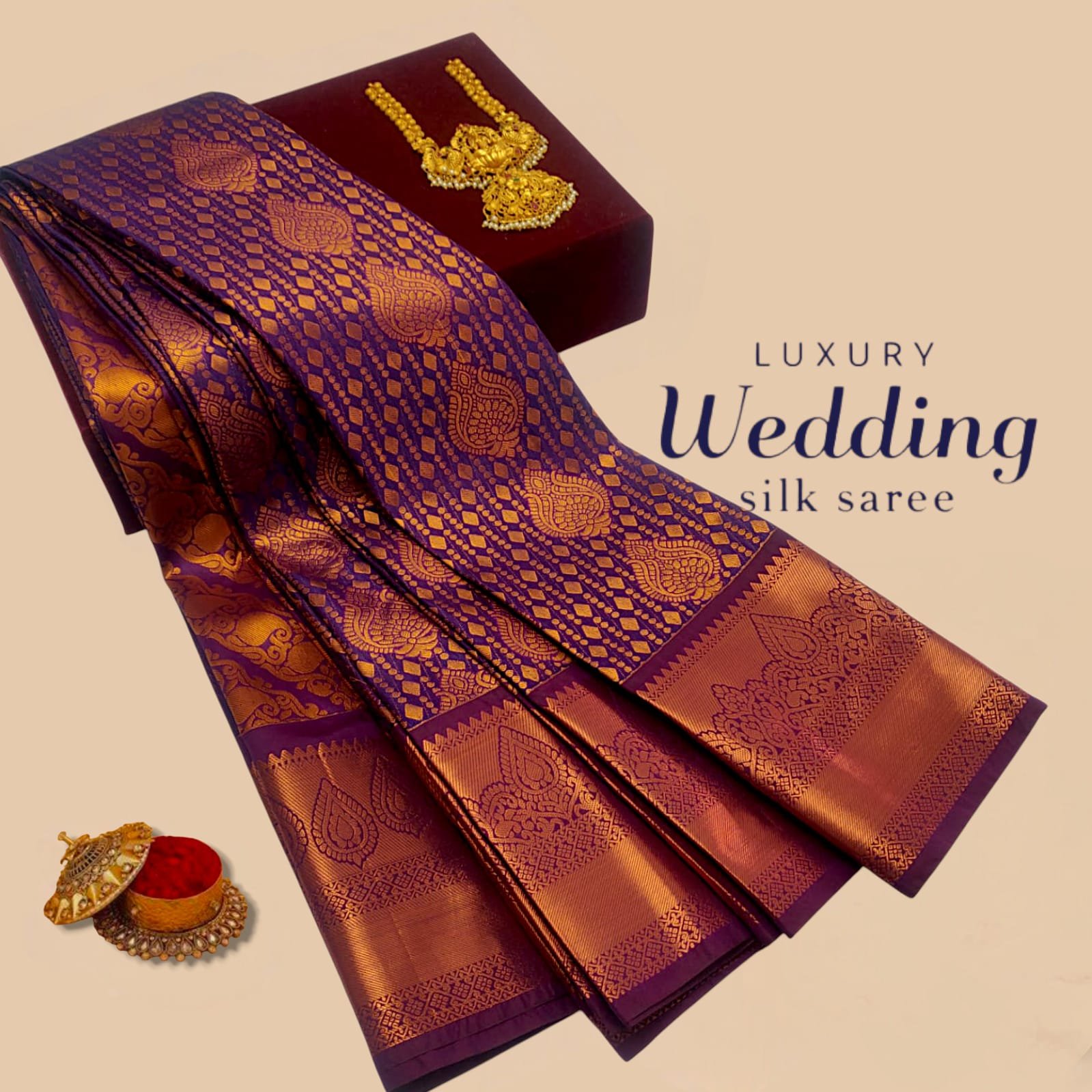 Wedding Designer Silk Saree Design 18