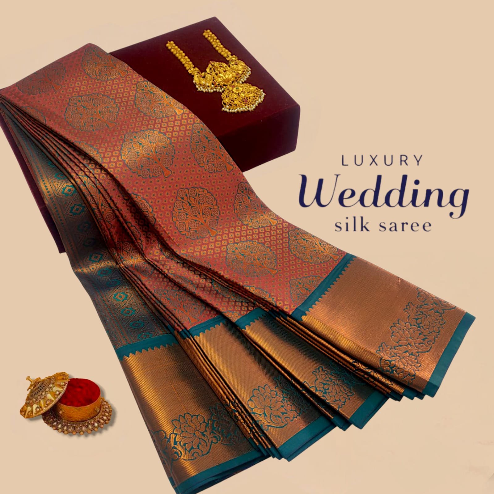 Wedding Designer Silk Saree Design 19