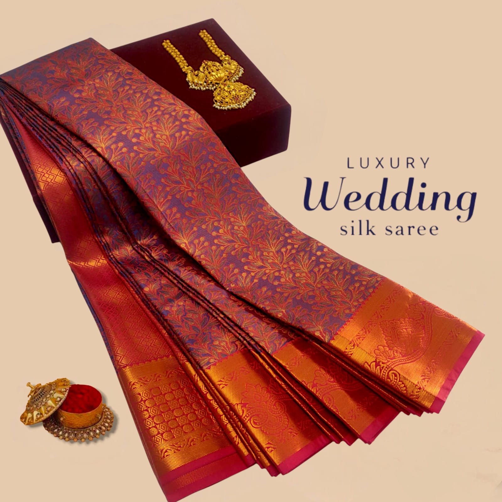 Wedding Designer Silk Saree Design 21