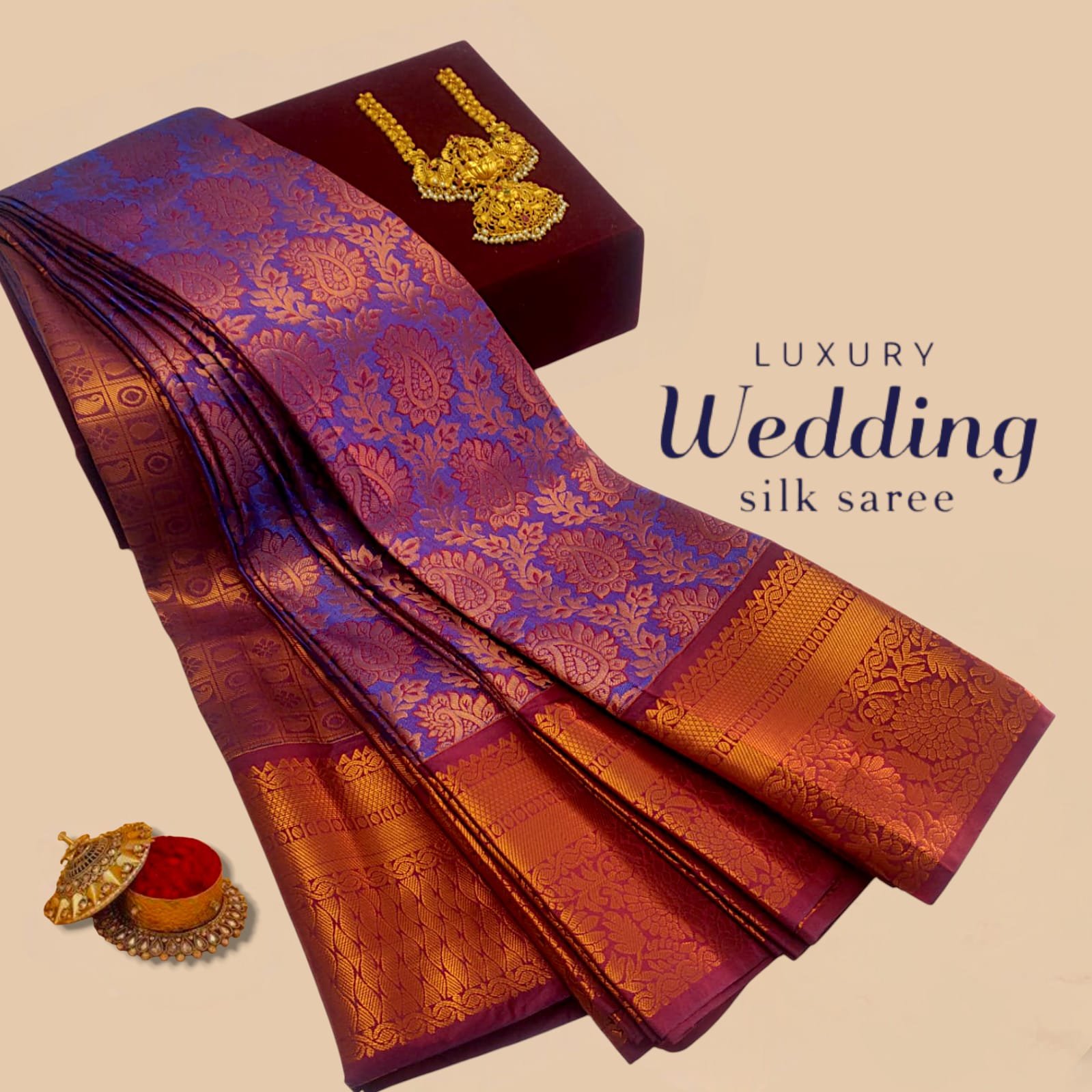 Wedding Designer Silk Saree Design 27